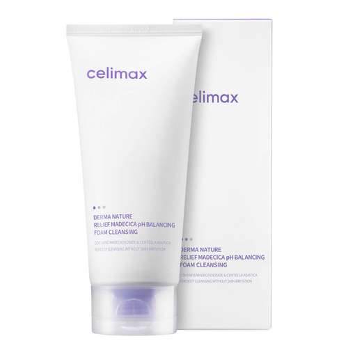 Celimax Слабокислотная очищающая пенка Derma Nature Relief Madecica pH Balancing Foam, 150 мл, Celimax