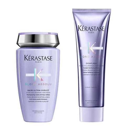 KERASTASE Набор Blond Absolu Duo: Шампунь Bain Ultra-Violet + Кондиционер Fondant Cicaflash