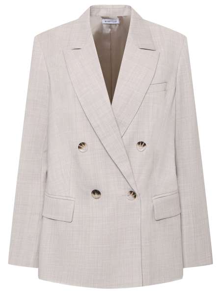 Жакет из шерсти и вискозы, ROSEVILLE, 6 SS254289M/GRY