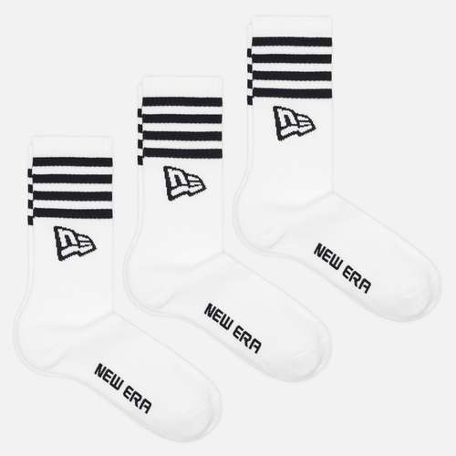 Комплект носков New Era Stripe Crew 3-Pack