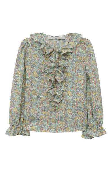 Детское: Хлопковая блузка Philosophy di Lorenzo Serafini Kids