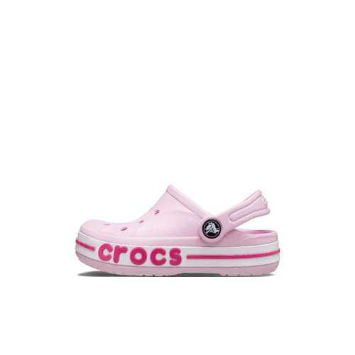 Crocs Bayaband противоскользящие и дышащие детские сандалии розовые для малышей