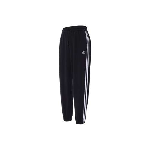 Adidas Originals Вязаные Спортивные Штаны Женские Черные