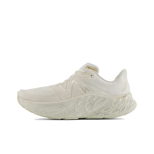 New Balance NB Свежая Пена X More V4 Амортизация Износостойкие Низкие Кроссовки для Бега Мужские Белые
