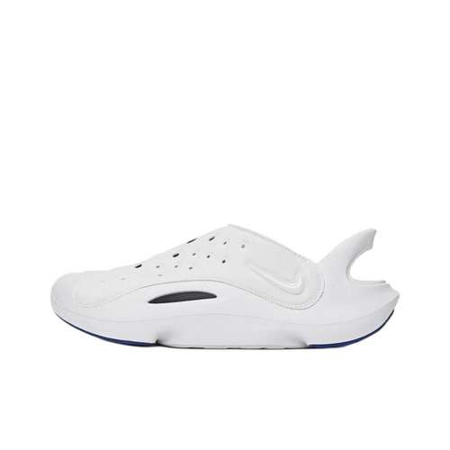 Nike Aqua Swoosh противоскользящие устойчивые к истиранию низкие сандалии для детей белые для подростков