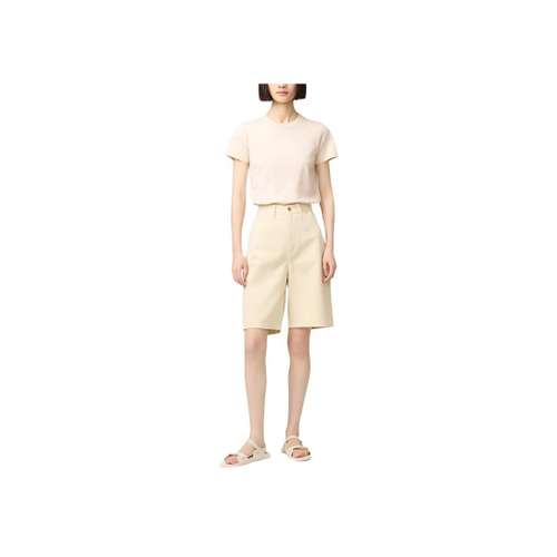 Uniqlo U Collection SS25 Джинсовые шорты Женские Бежевые