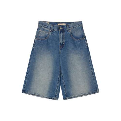 Levis Blue Women's Denim Shorts Левис Синие Женские Джинсовые Шорты