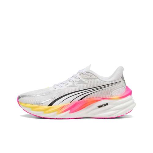 PUMA Velocity NITRO 4 Дышащие Повседневные Беговые Кроссовки Женские Белые