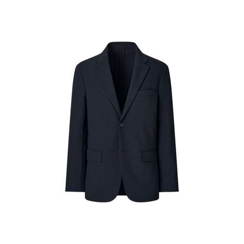 UNIQLO Темно-синий Синий Мужской Деловой костюм
