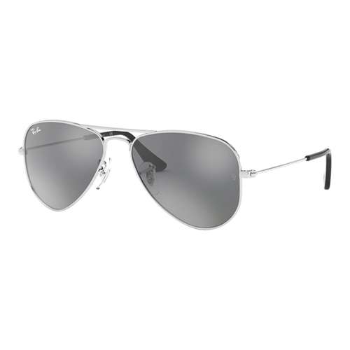RayBan Металлические Aviators Солнцезащитные очки Детские Серебряные