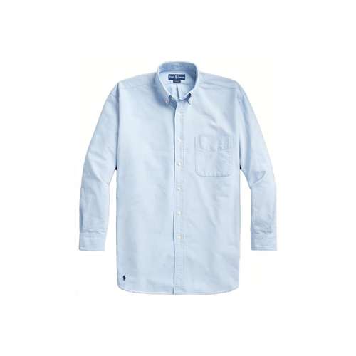 Polo Ralph Lauren SS23 Рубашка Мужская Светло-Синяя