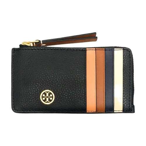 Tory Burch Tory Burch Зернистая кожа личи Кожа С телячьей кожей и виниловой кожей (Vinyl) Картхолдер Женские