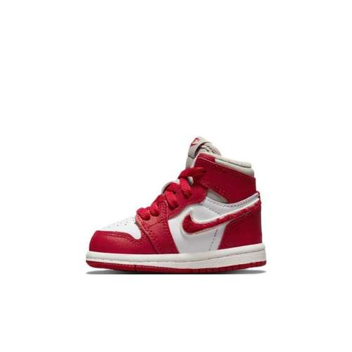 Jordan Air Jordan 1 Ретро High OG Винтаж Противоскользящая Устойчивая к истиранию Высокие Кеды для Малышей