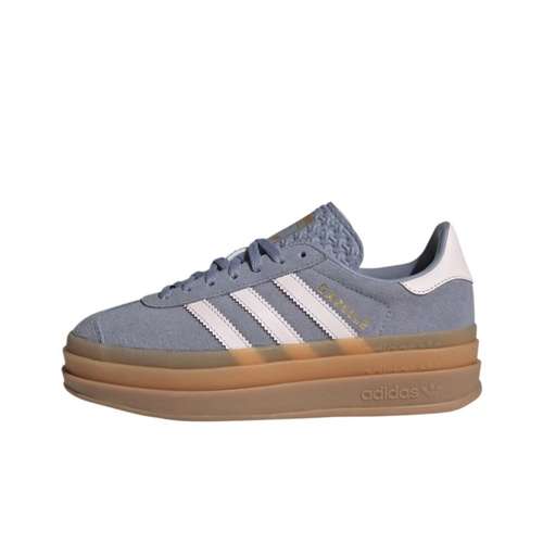 Adidas Originals GAZELLE BOLD Детская повседневная обувь Серебристо-фиолетовый Розовый Подростки