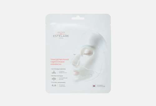 Трансдермальная гидрогелевая аквамаска для лица | Institute Estelare | hyaluronic complex for intensive moisturizing