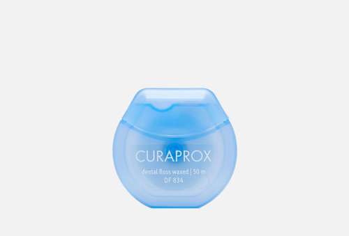 Нить межзубная мятная, 50 м | CURAPROX | dental floss waxed