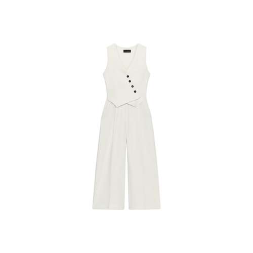 ZARA Белый Женский Комбинезон