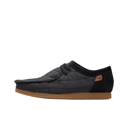 Clarks Shacre II STEP Moccasin Ткань Низкий Верх Повседневная Обувь Мужская Черная