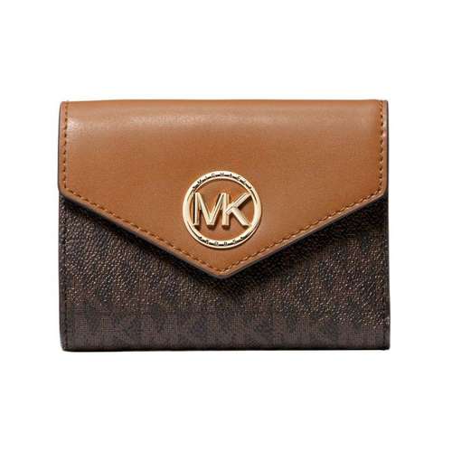 MICHAEL KORS Carmen Кожа Кошелек Средний Женский Коричневый