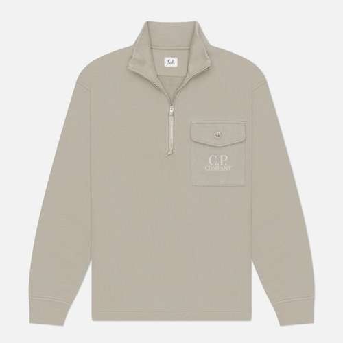 Мужская толстовка C.P. Company Diagonal Raised Fleece Half Zip Regular