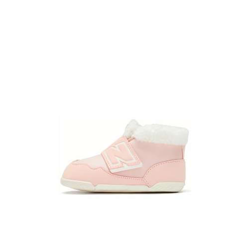 New Balance С флисовой подкладкой устойчивый к истиранию термический верх обувь для малышей розовый