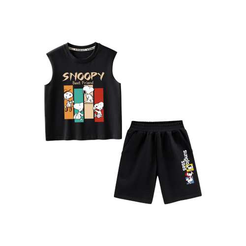 SNOOPY Повседневная спортивная одежда для детей в возрасте 3-7 лет