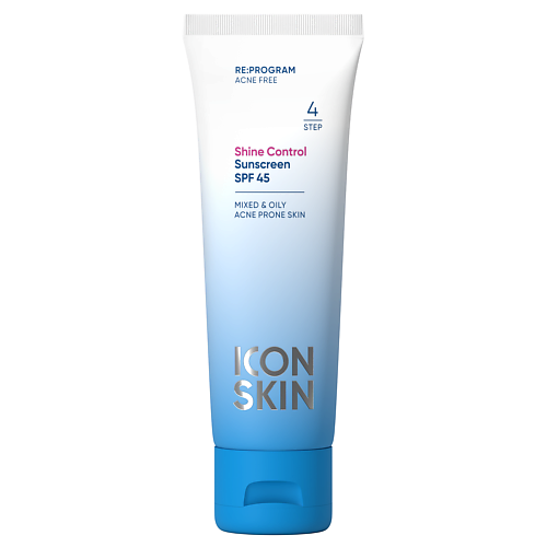 ICON SKIN Солнцезащитный крем SPF 45 Shine Control / Shine Control Sunscreen SPF 45