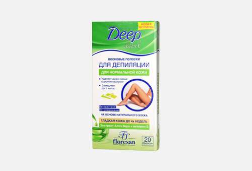 Восковые полоски для депиляции | Deep Depil | С Алоэ Вера