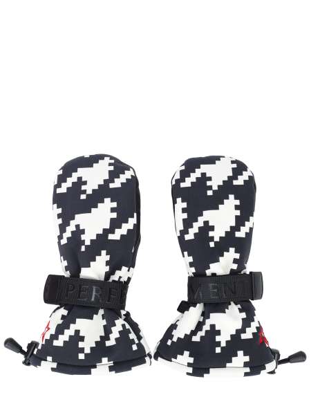 Рукавицы комбинированные, PERFECT MOMENT, K60000291740/houndstooth