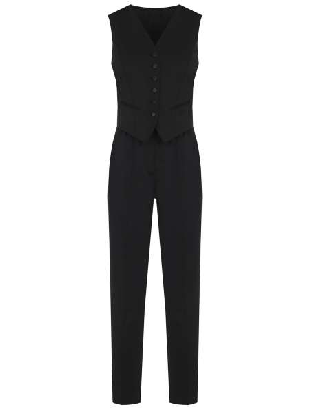 Комбинезон однотонный, KARL LAGERFELD, 220w1306