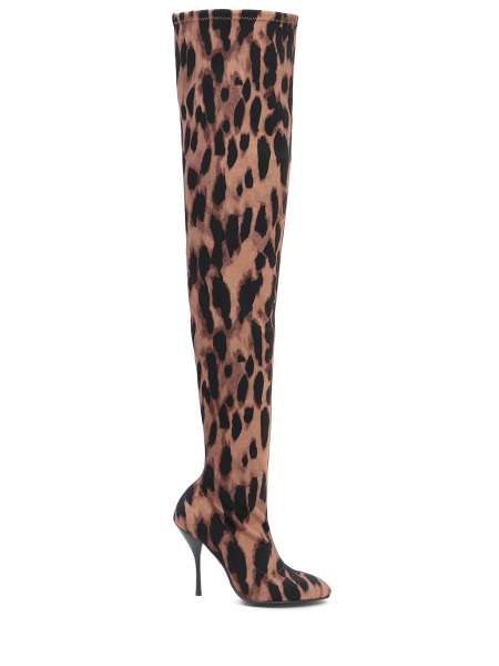 Текстильные ботфорты Shiloh, STUART WEITZMAN, 97803/SHILON/ LEOSTREIGHT