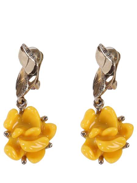 Клипсы в форме розы, OSCAR DE LA RENTA, R16J146