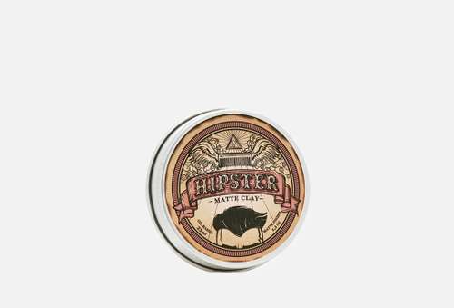 Глина для укладки волос с сильной фиксацией и матовым эффектом | Hipster | Matte Clay
