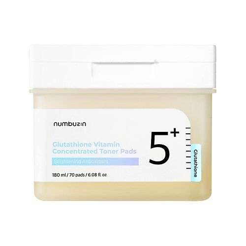 NUMBUZIN Пэды для лица NO. 5+ Vitamin-Niacinamide Concentrated осветляющие с ниацинамидом