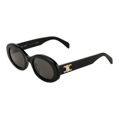 CELINE Triomphe OVAL SUNGLASSES Женские Черные