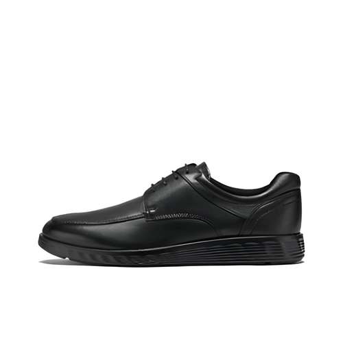 Ecco Lightweight Mixed Кожа Повседневная обувь Мужская Черная
