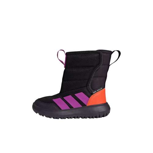 Adidas WINTERPLAY Водонепроницаемые высокие детские ботинки черного цвета