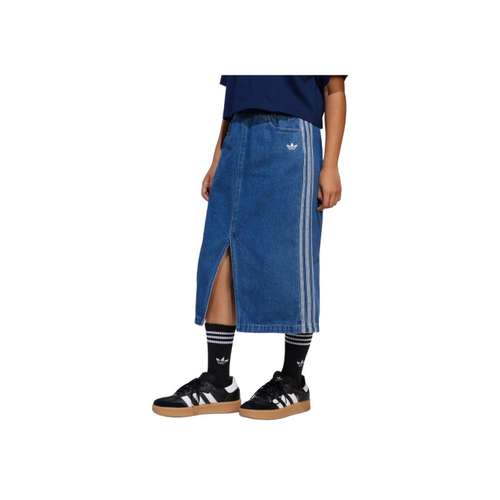 Adidas Originals Юбка Джинсовый Синий Подростки