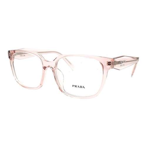 PRADA Оправа для очков Oval Женская Прозрачно-розовая