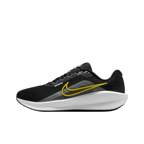 Nike DOWNSHIFTER 13 Дышащая Поддержка Светоотражающие Беговые Кроссовки Мужские Черные Желтые