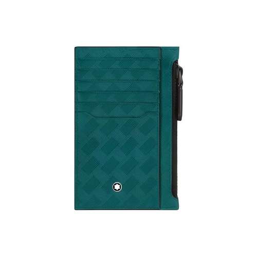 MONTBLANC Stylish 3,0 Коровья кожа Держатель для карт Унисекс Бирюзовый Синий