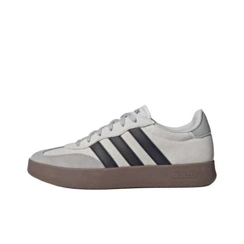Adidas BARREDA Устойчивые к истиранию Низкие Кеды Немецкая Армия Унисекс Серый