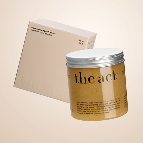 THE ACT Сахарный скраб для тела