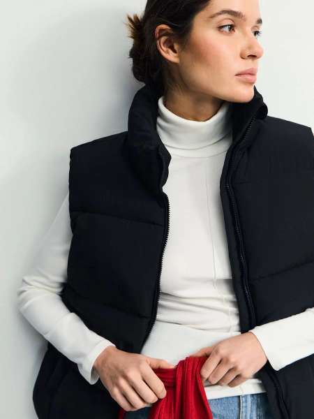 Жилет стеганый утепленный