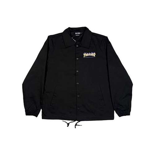 Thrasher Куртка Японская версия Унисекс Черная