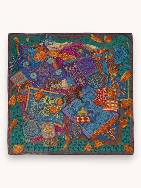 Hermes Silk Scarf