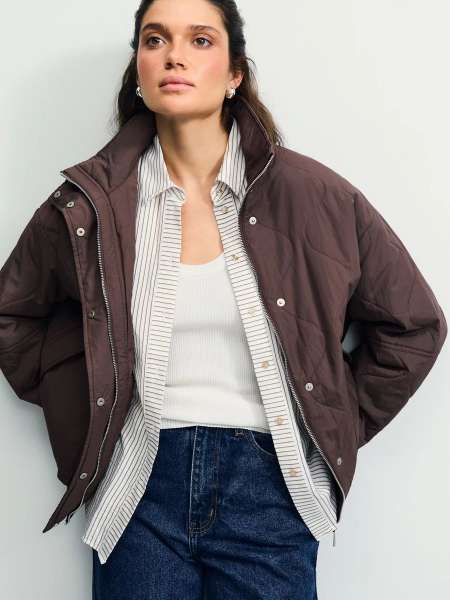 Куртка стеганая оверсайз