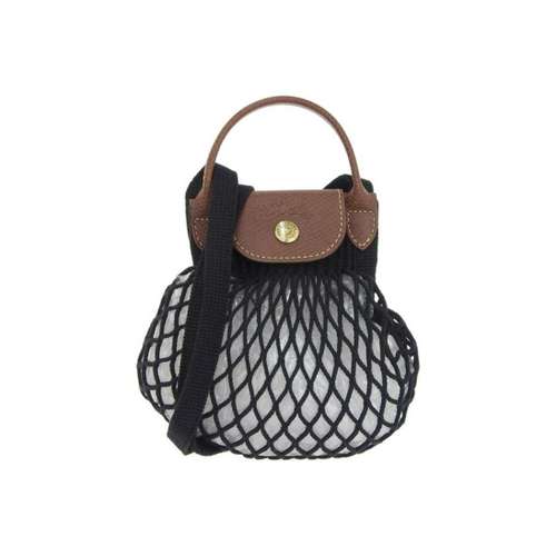 LONGCHAMP Le Pliage Filet Переработанный полиамид холст кожа