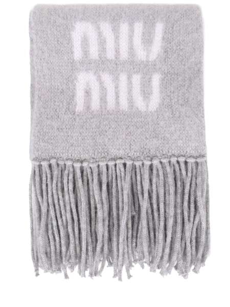 Шарф из мохера, MIU MIU, 5FS0622CQD F0031