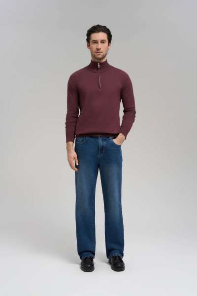 Джемпер прямого кроя из хлопка